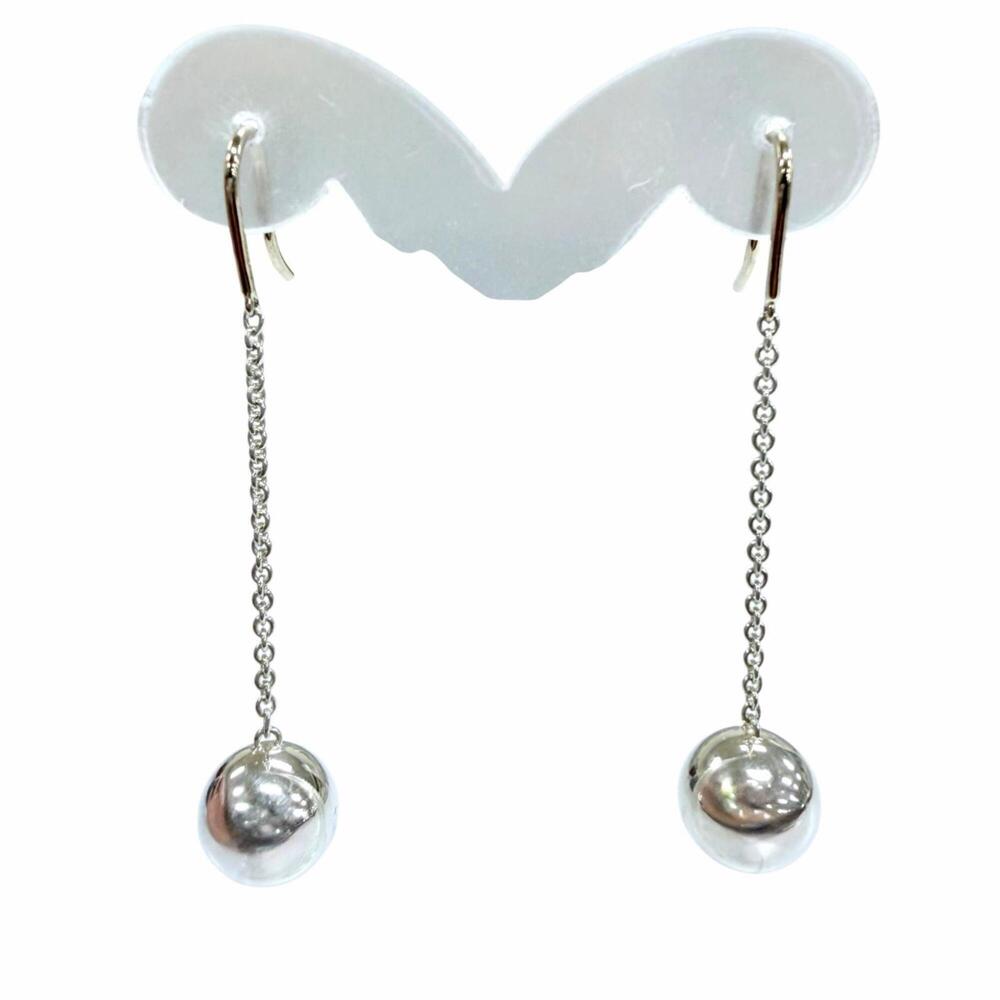 TIFFANY&Co. Tiffany HardWear Ball Hook Drop Earrings, AG925 Sterling Silver, ...